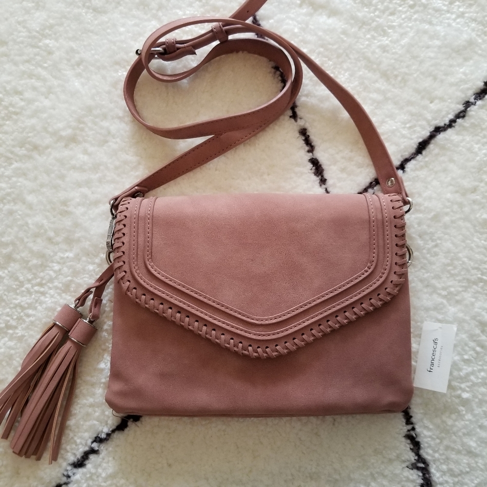 Francesca's Crossbody Pink Bag